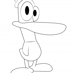 Pocoyo para imprimir e colorir