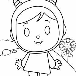 Pocoyo para imprimir e colorir
