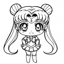 Sailor Moon para imprimir e colorir