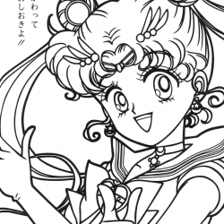 Sailor Moon para imprimir e colorir