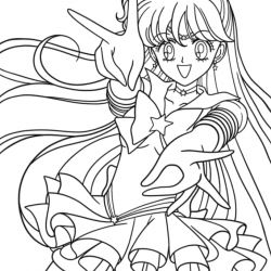 Sailor Moon para imprimir e colorir