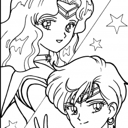 Sailor Moon para imprimir e colorir