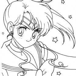 Sailor Moon para imprimir e colorir