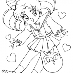 Sailor Moon para imprimir e colorir