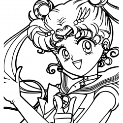 Sailor Moon para imprimir e colorir