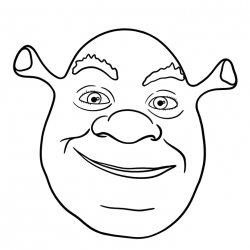 Shrek para imprimir e colorir