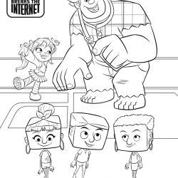 Detona Ralph para imprimir e colorir