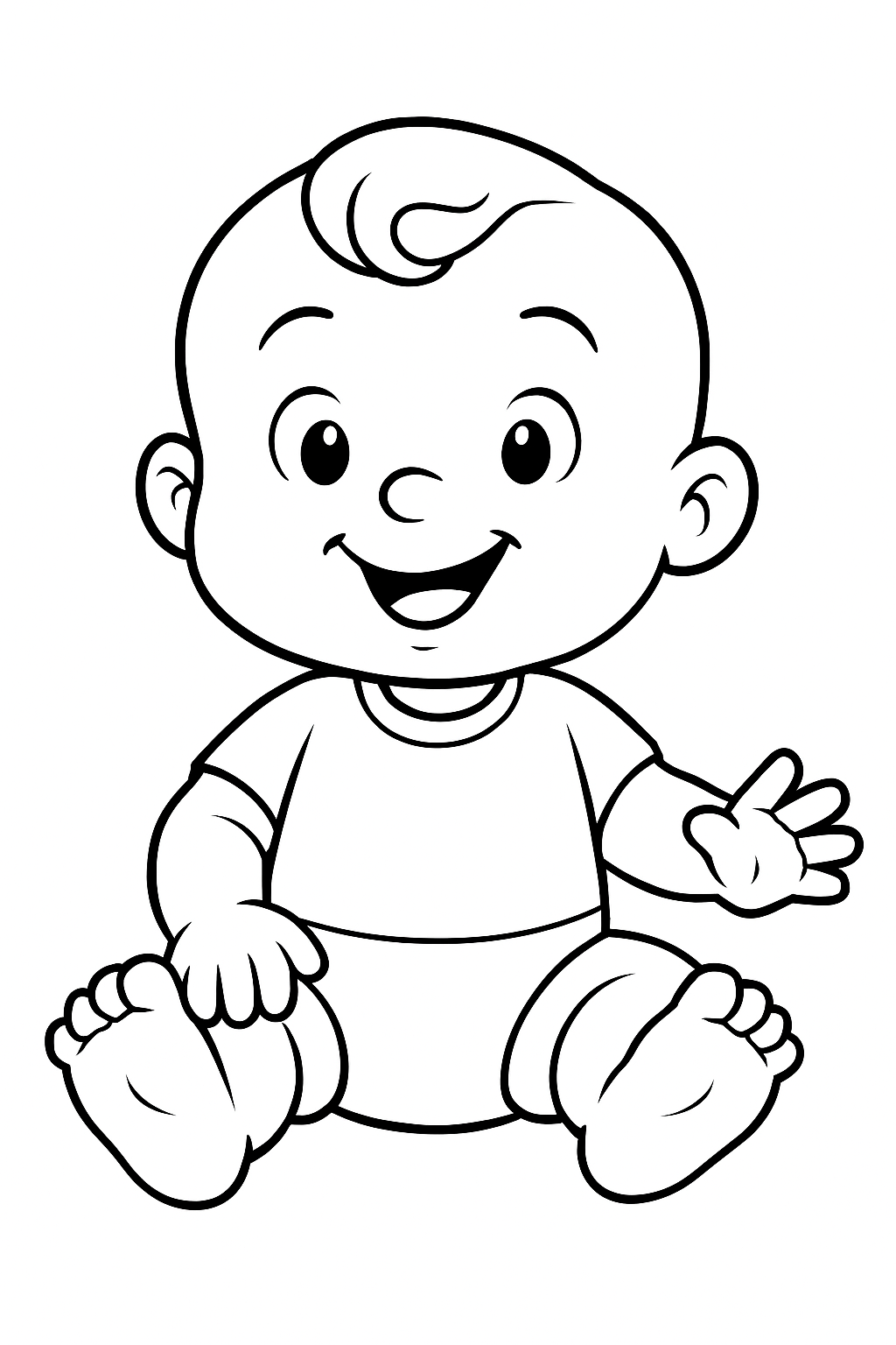 de um bebe menino com nome gusttavo para colorir