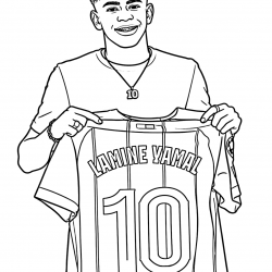 desenho de Lamine Yamal