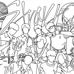 desenho de Stray Kids