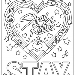 Stray Kids para imprimir e colorir