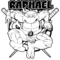 Tartarugas Ninja para imprimir e colorir