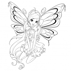Winx Club para imprimir e colorir