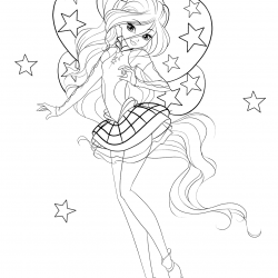 Winx Club para imprimir e colorir