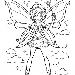 Winx Club para imprimir e colorir