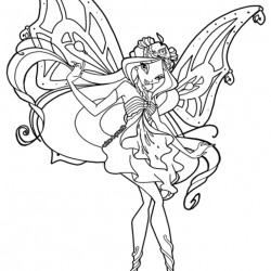 Winx Club para imprimir e colorir