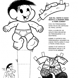 Chico Bento para imprimir e colorir