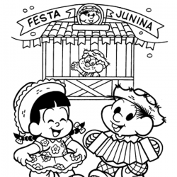 Chico Bento para imprimir e colorir