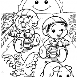 Chico Bento para imprimir e colorir