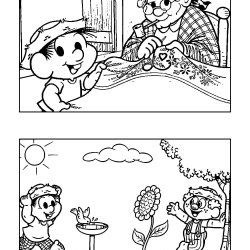 Chico Bento para imprimir e colorir