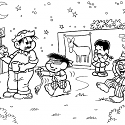 Chico Bento para imprimir e colorir