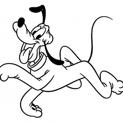 desenho de Pluto