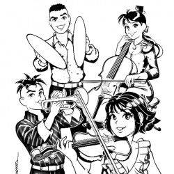 Turma da Mônica Jovem para imprimir e colorir